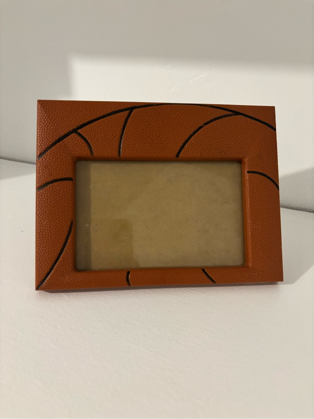 Basketball-Themed Photo Frame in Orange